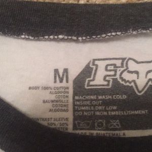Fox Tops - Fox long sleeve. M (fits like L) Fox Tops - Fox long sleeve. M (fits like L)